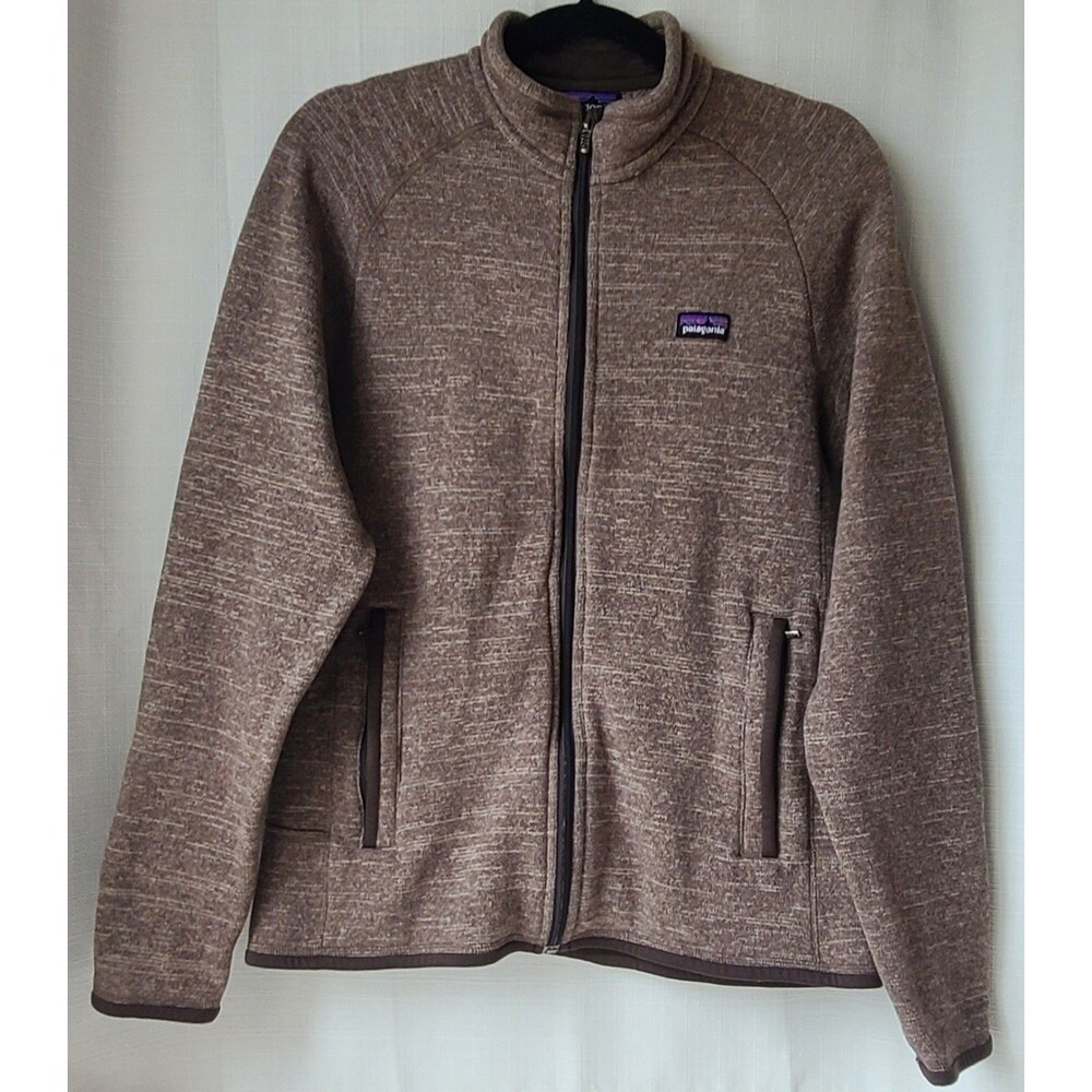 Patagonia Better Sweater Jacket Mens Medium Brown Full Zip Fleece 25543